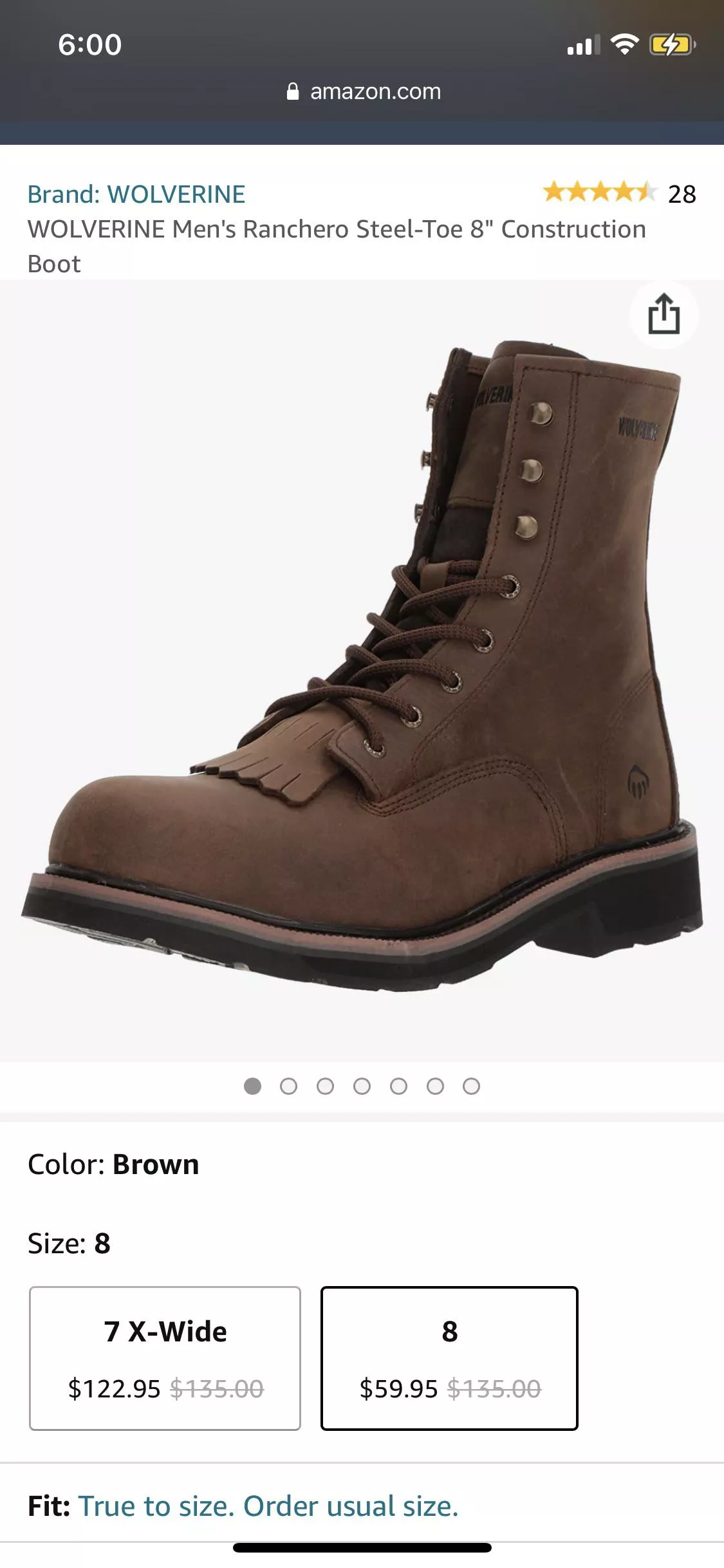 Trying to find these boots or something exactly like them in a size 10/10.5? Wolverine Ranchero Kiltie 8” Soft Toe Lace Up Boots.
