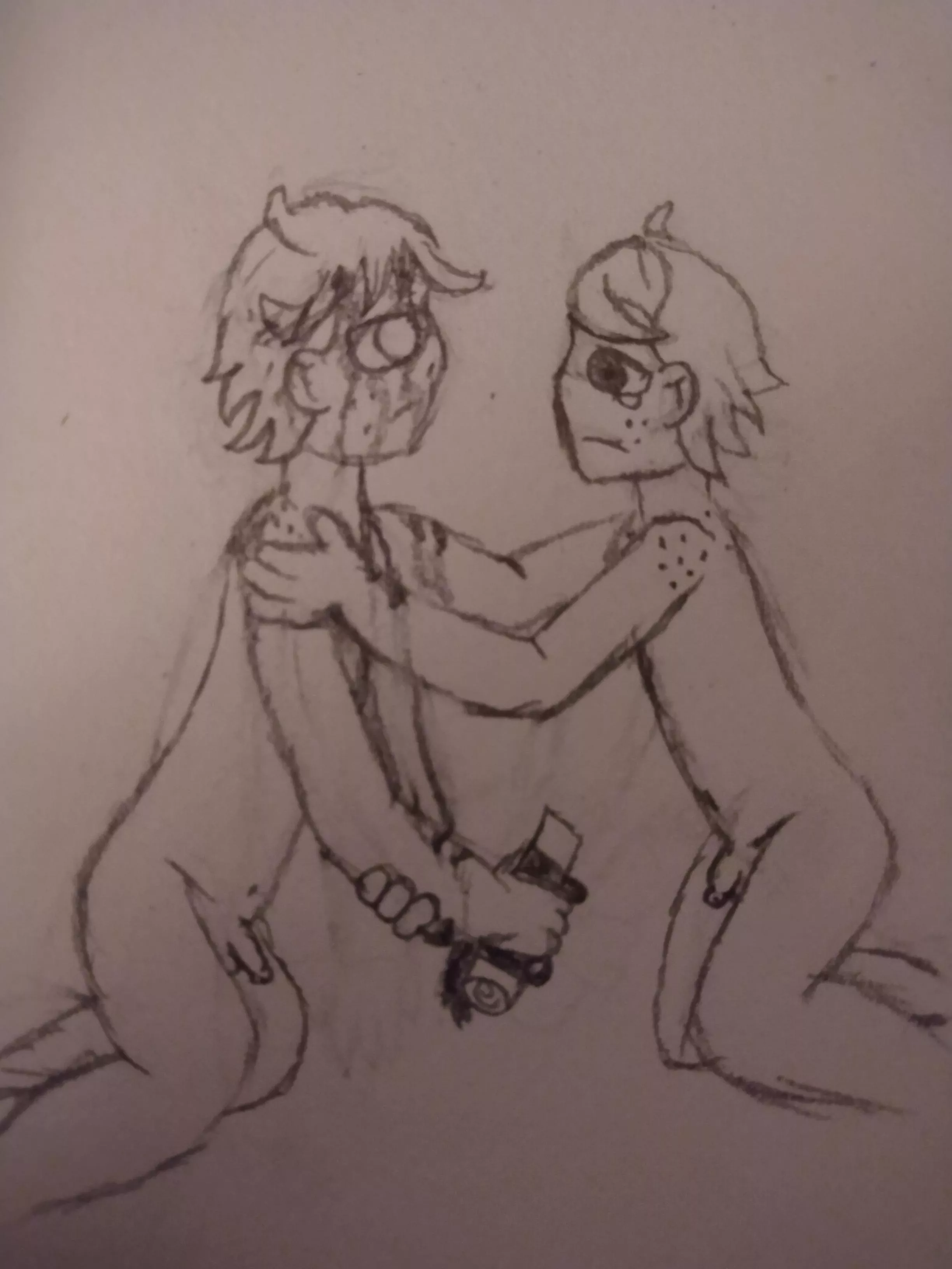 Trying to learn side views, anyways some Enigma birthright edge stuff because idk. Trying to learn side views, anyways some Enigma birthright edge stuff because idk.