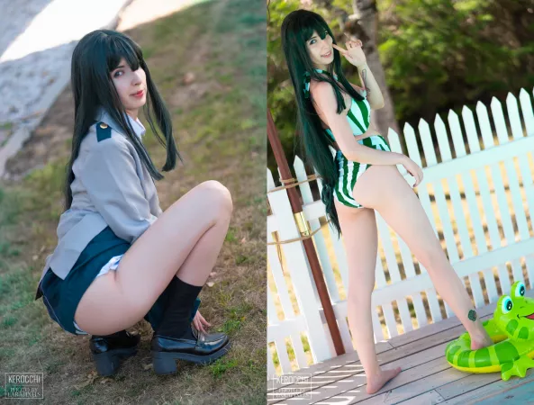 Tsuyu Asui uniform and bikini! π ~ Kerocchi