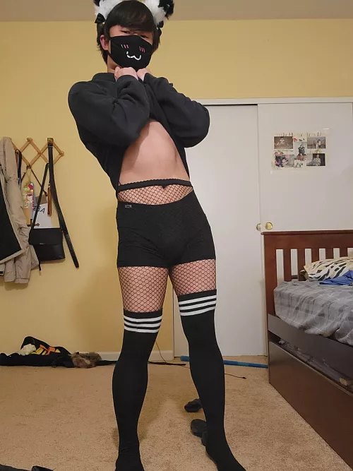 Tummy for the tummy God. Catboys for the cat throne!