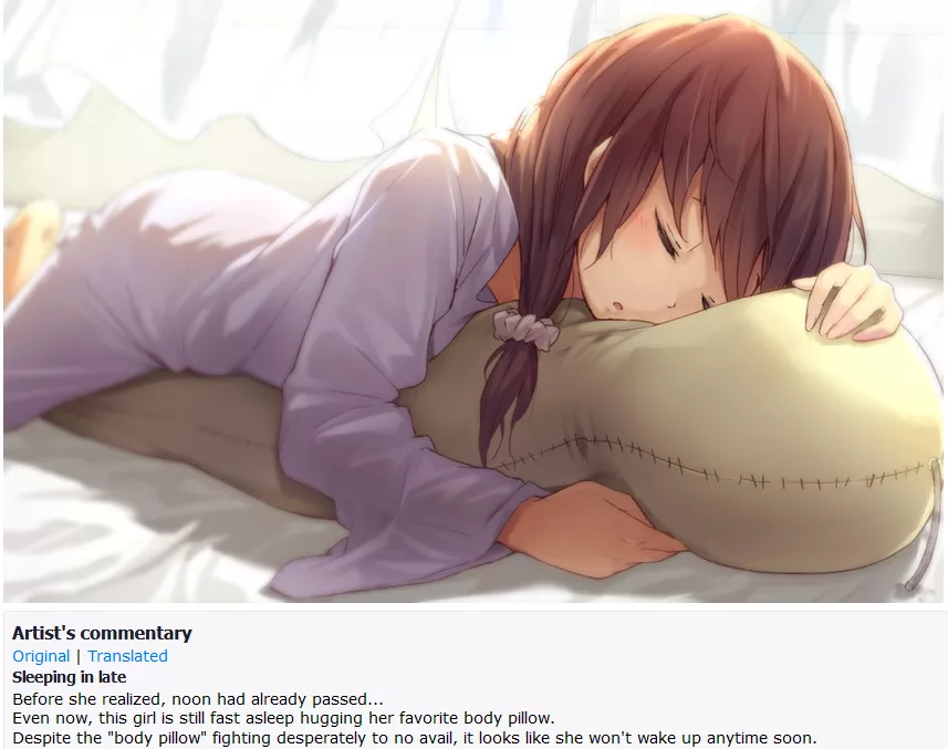 Turned in to a pillow