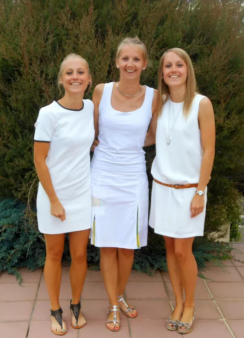Twin sandwich for white party