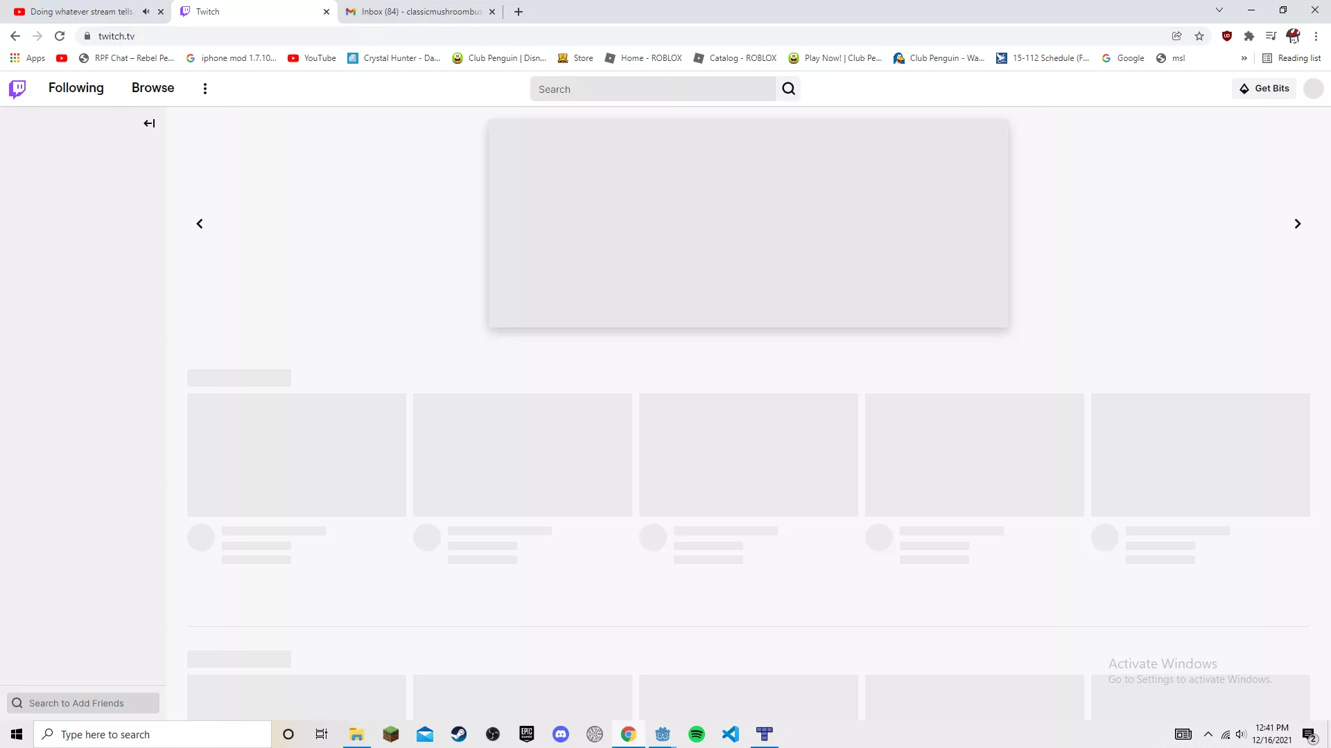 Twitch stuff is white (I googled and nothing worked/was outdated)