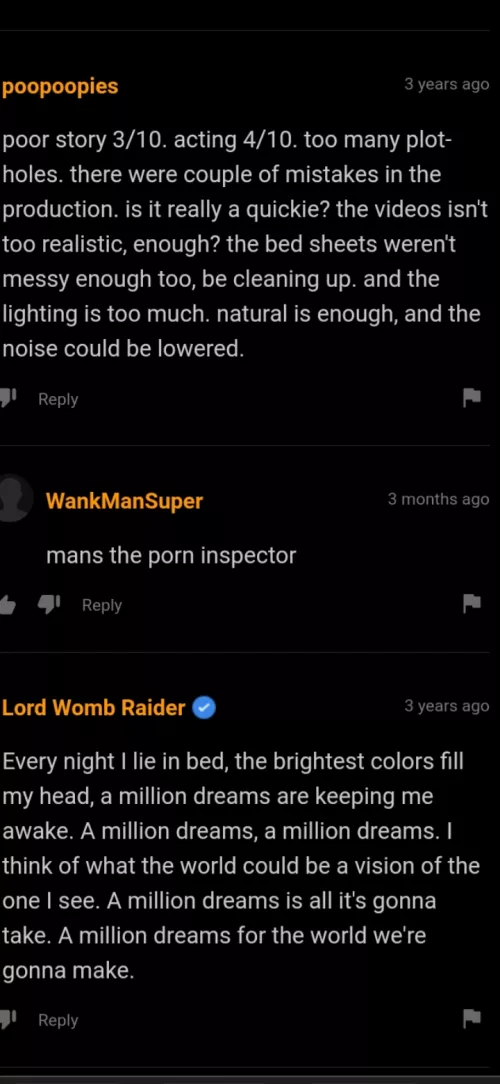 Two comments one post