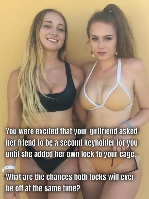 Two keyholders just means twice the fun