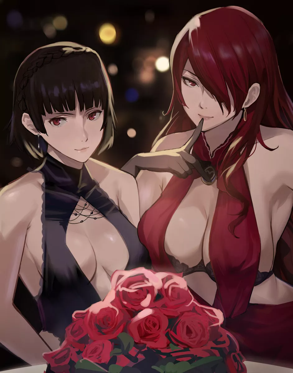 Two MILFs want you share you as their valentine