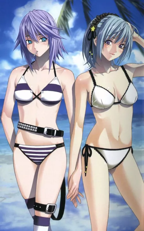 Two Sexy Monster Girls (Mizore Shirayuki & Kurumu Korono, Rodaria+Vampire)