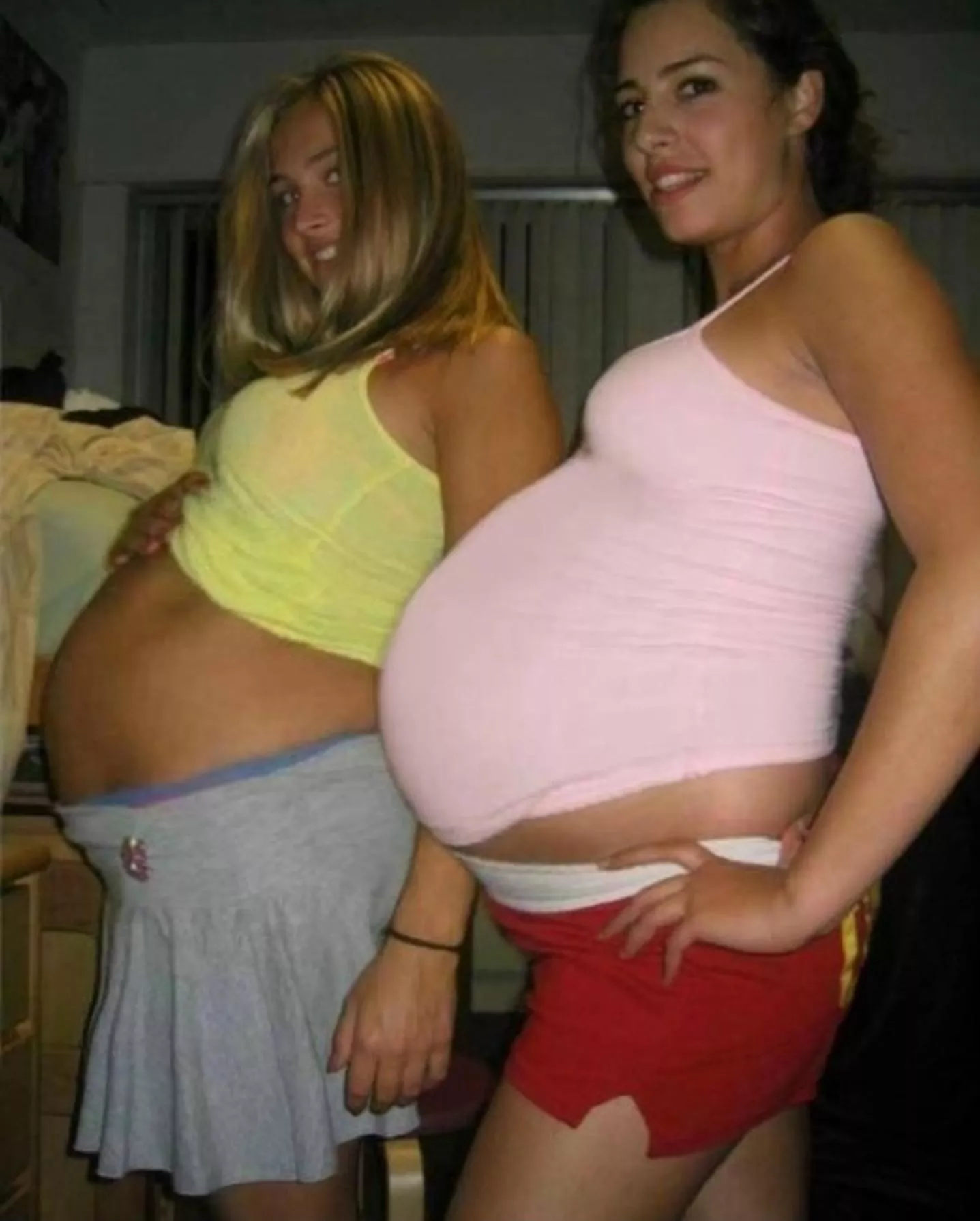 Two sexy pregnants