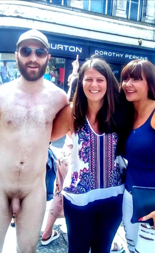 UK high street. What's left of them. Gotta bring the shoppers in somehow!