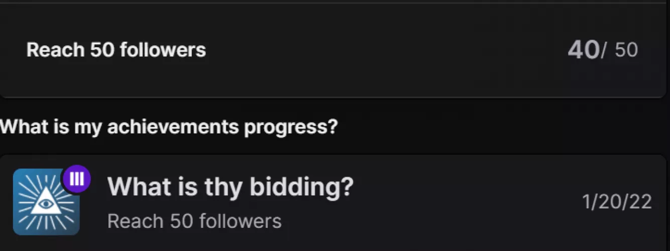 Ummmm... I want affiliate but twitch thinks I'm on 40 followers...