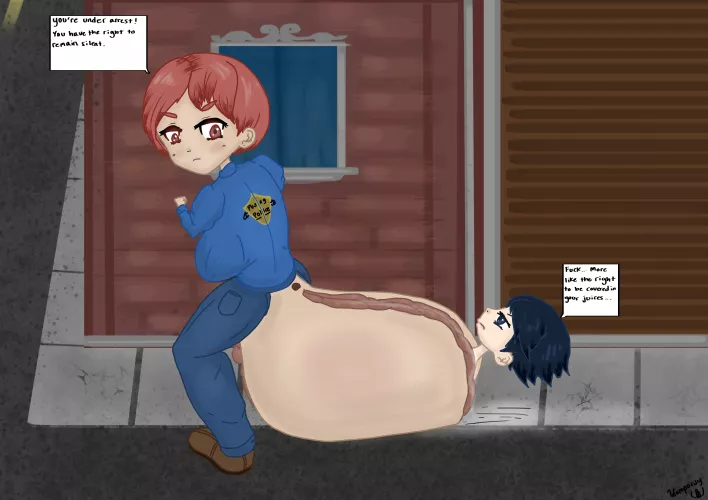 Under Arrest, by Wompussy
