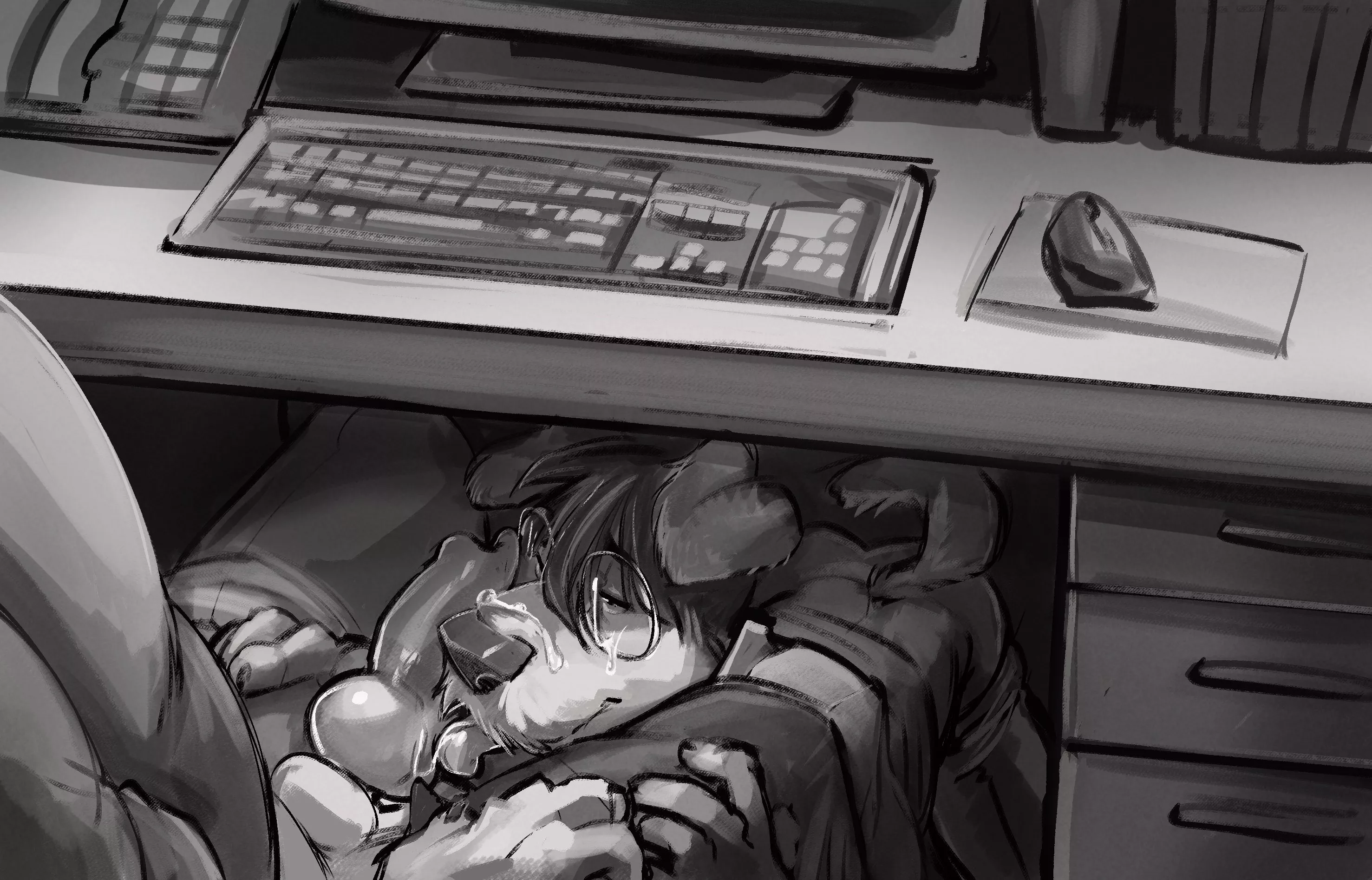 Under Desk (Lewdbeans)