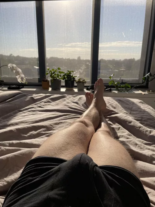 Underwear in the morning sunshine