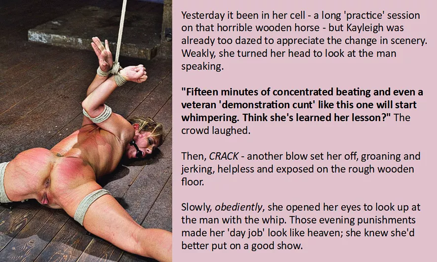 Union-broken Cunts who don't sell - or simply get on a member's bad side - often end up used as classroom props. If they're lucky, it's temporary. If not...