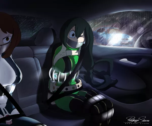 Uraraka and Asui got captured