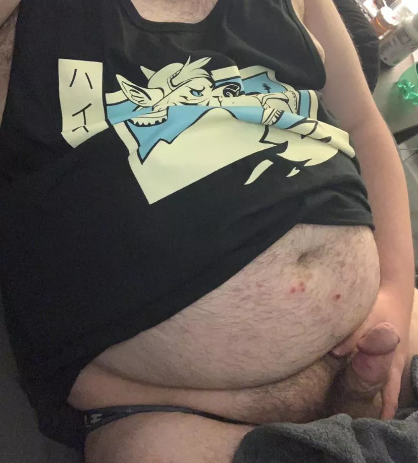 Use my belly as a pillow so I can play with your hair 😉