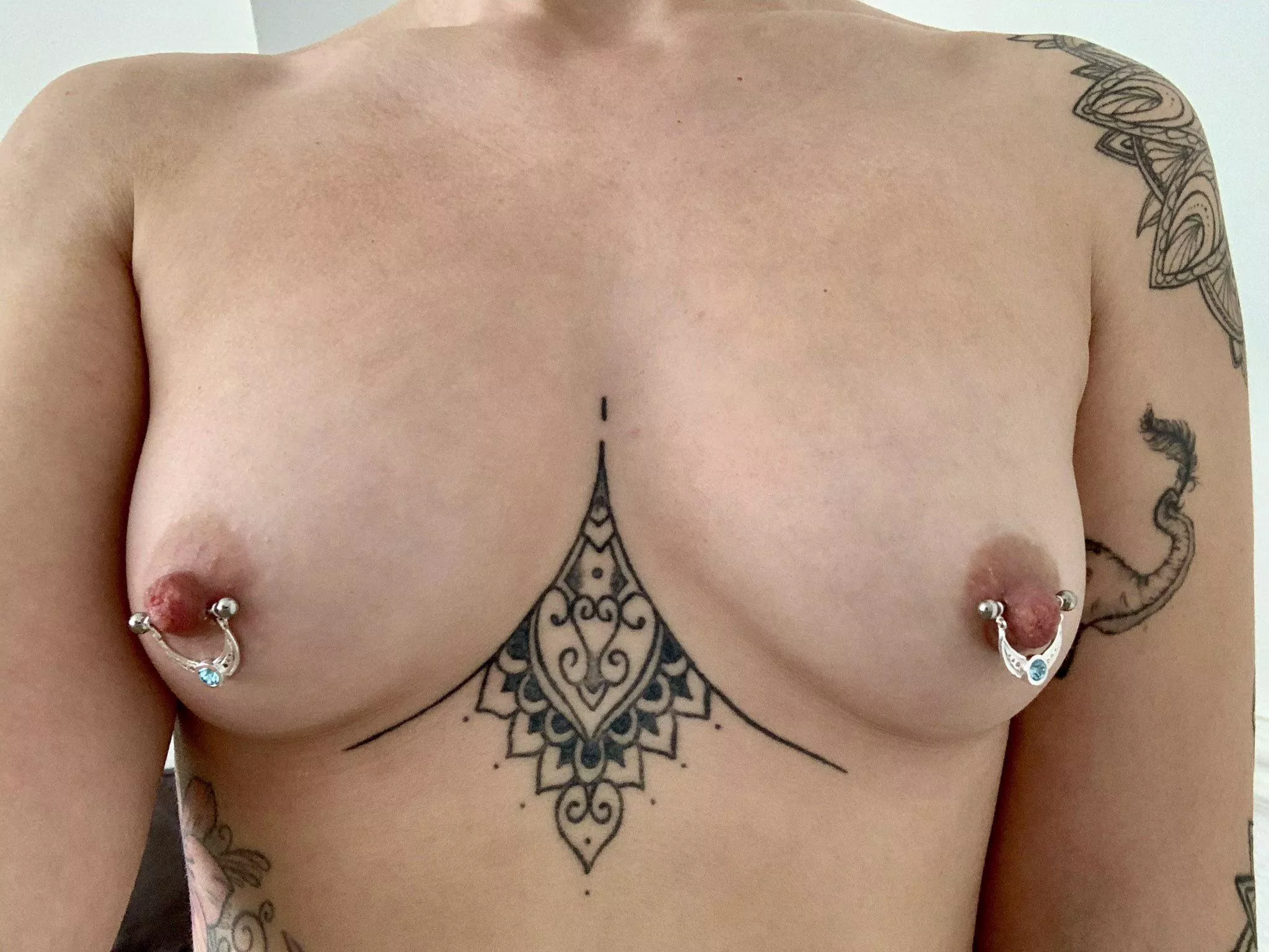 Use your tongue to play with my nipples? Use your tongue to play with my nipples?