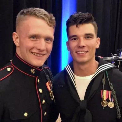 “USMC & Navy” …