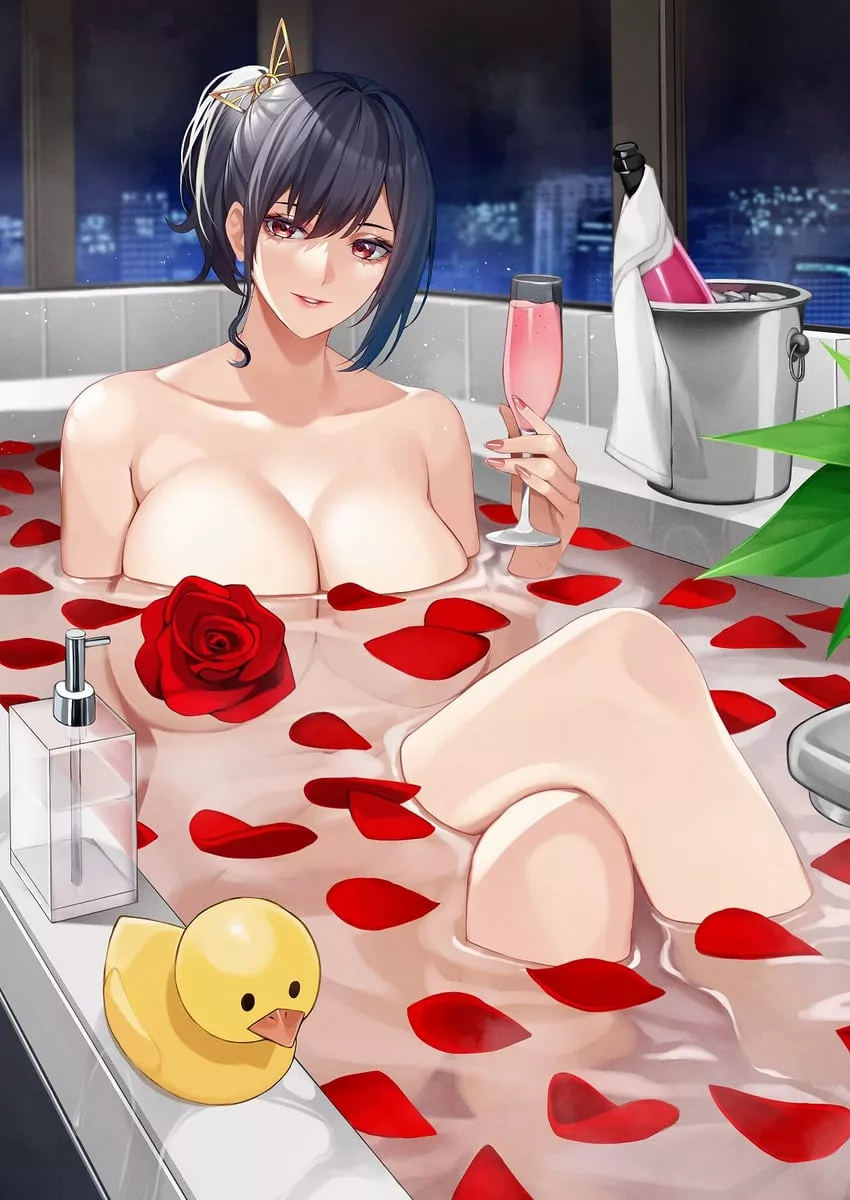 Valentines Day bath