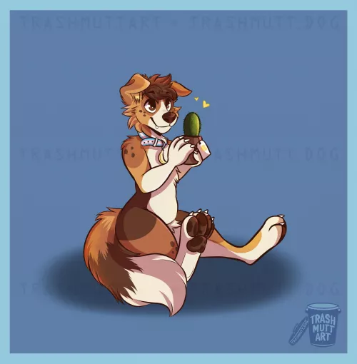 Valentine’s Gift 🌵 (art by me - TrashmuttArt on twitter)