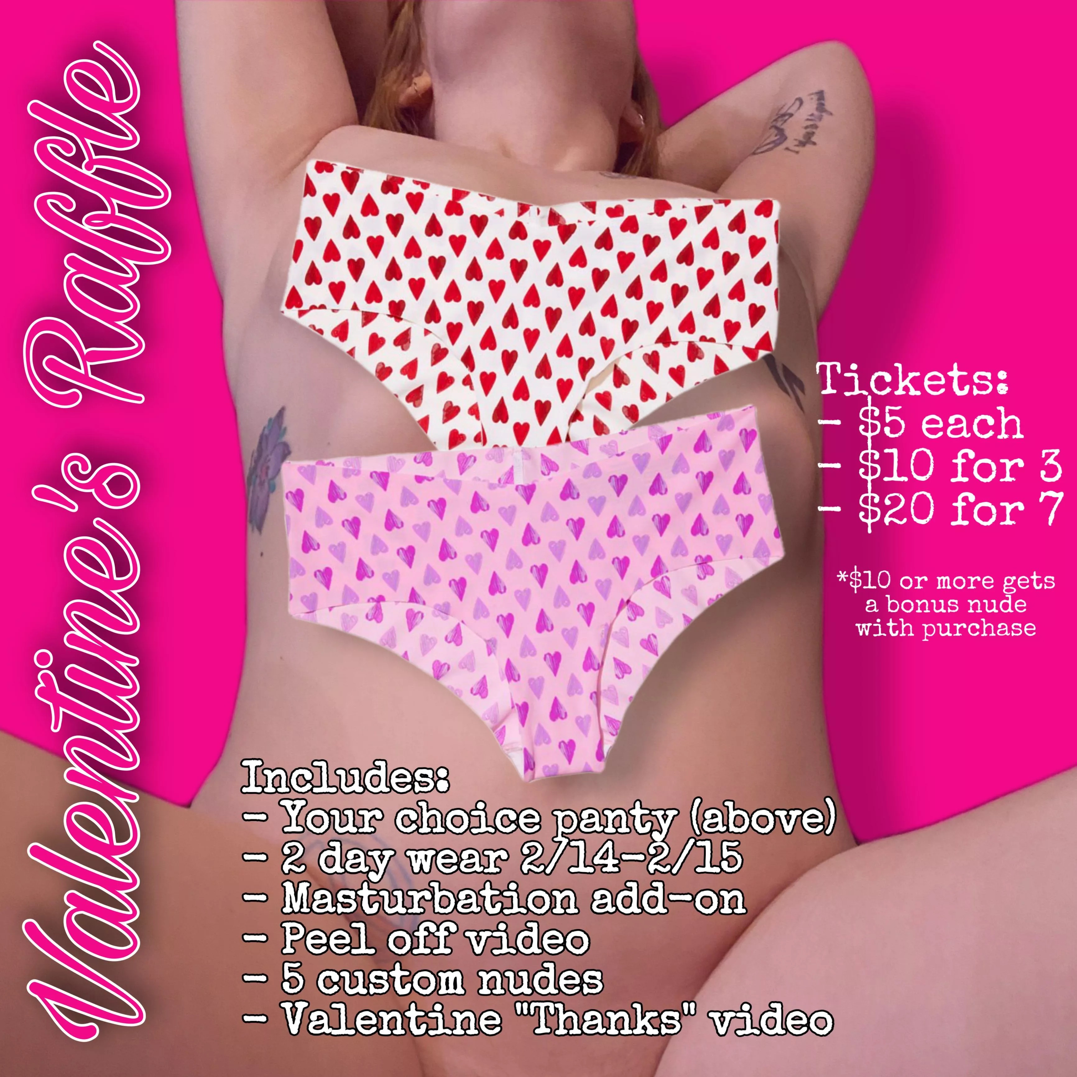 💗VALENTINE’S 💗 RAFFLE! Get your ticket by 2/10! Drawing Thursday night 😍[Selling][f][USA]