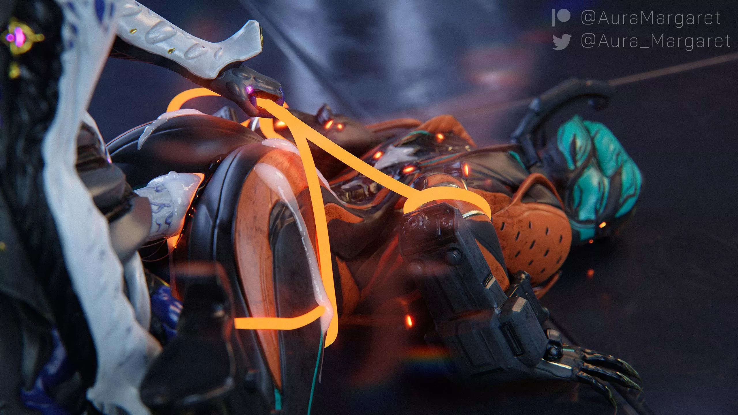 [Valkyr] [Saryn Prime] (Futa) - How to train your kitten