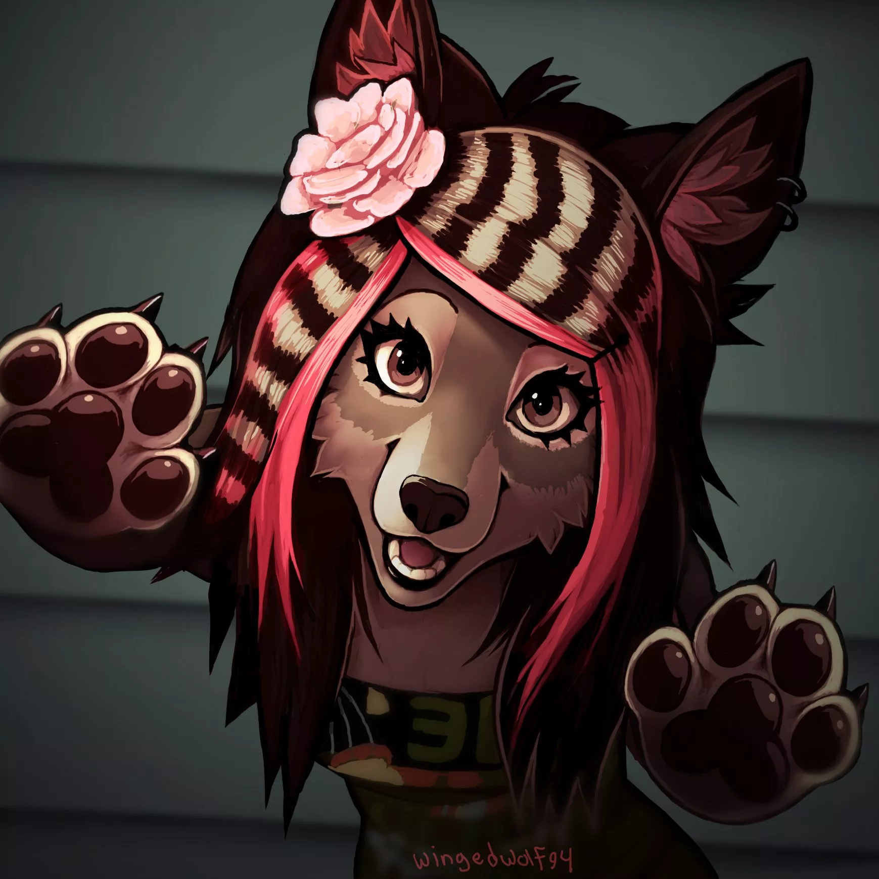 Vanna Venom has a furry ( By Wingedwolf94 )