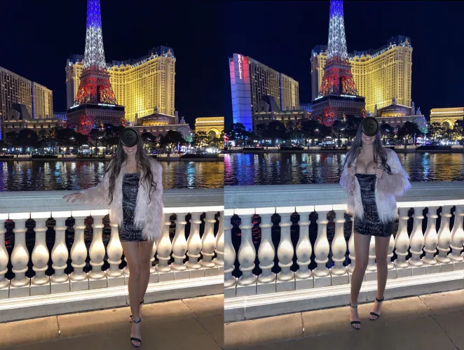 Vegas strip taking literally. [f]