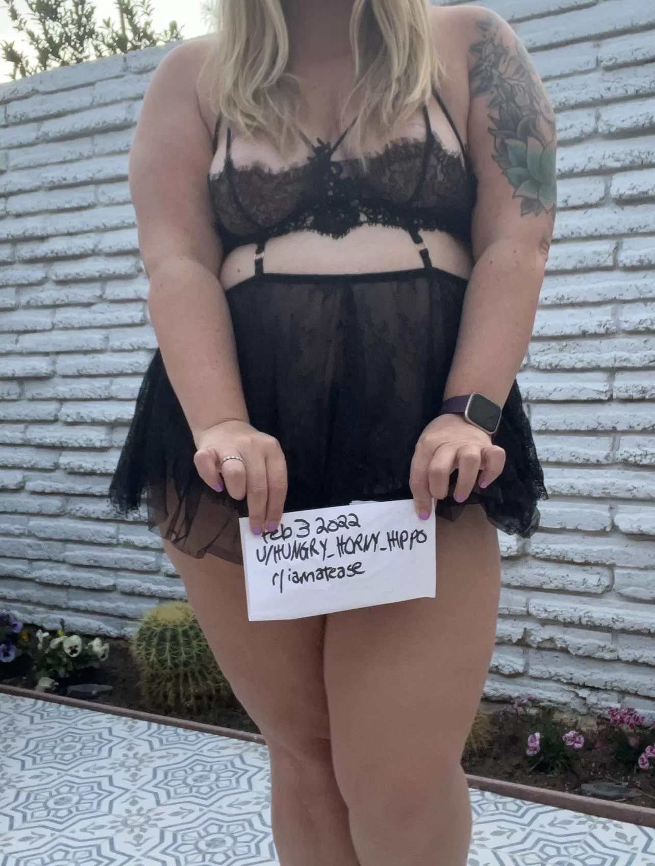 Verification o(f) a tease.