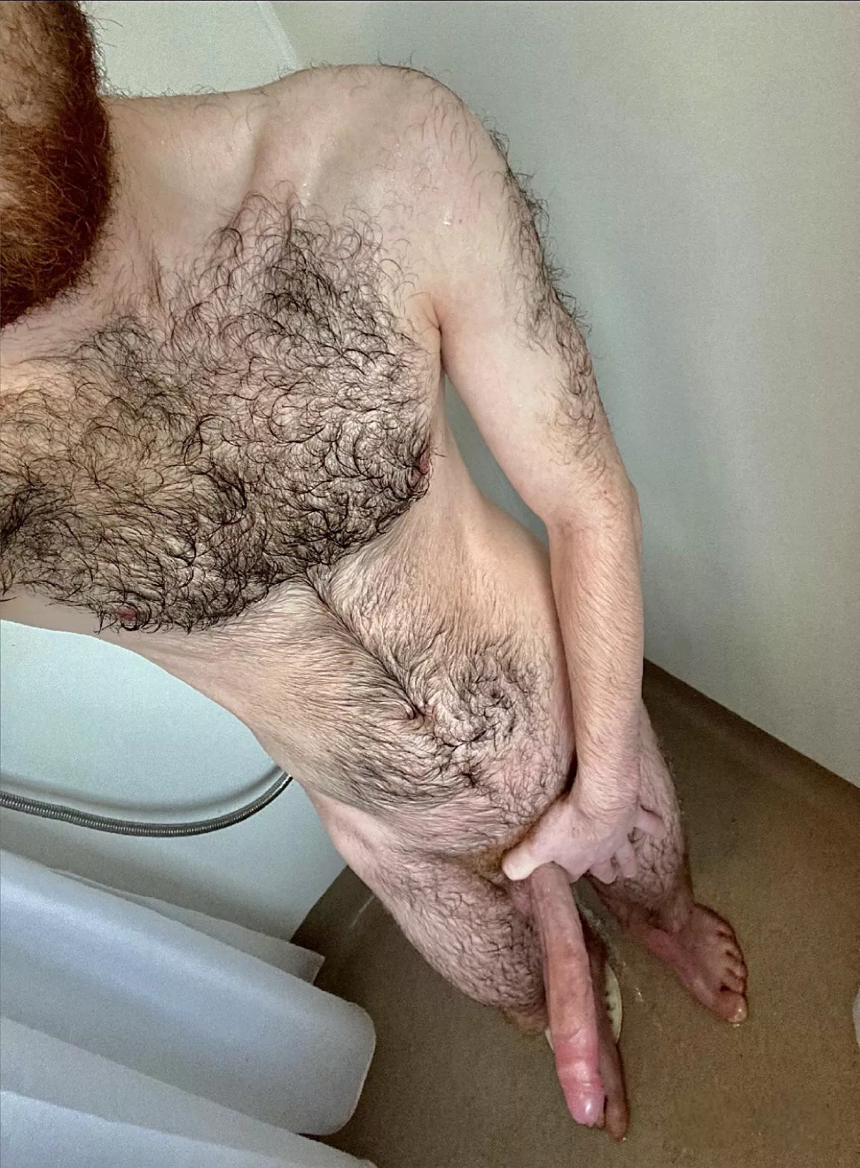 Very horny in the shower this morning
