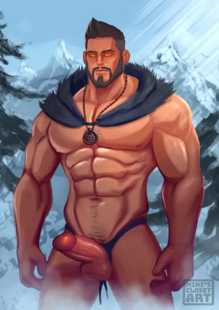 Vesemir fears no cold :)