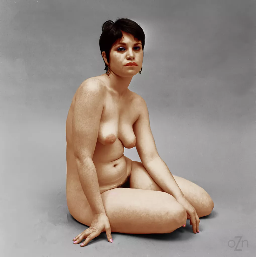 Nude Retro Pinups - Vintage 1960's pinup nude in the studio, photography by Herb Freese. nudes  by Oldiznewagain
