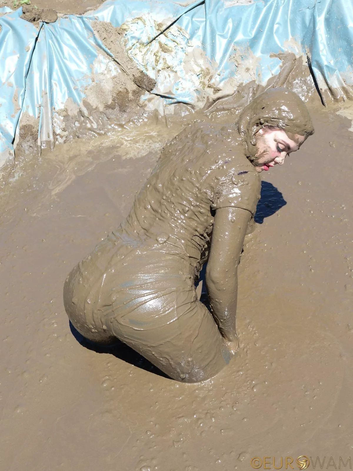 Virag in the mud pit Virag in the mud pit