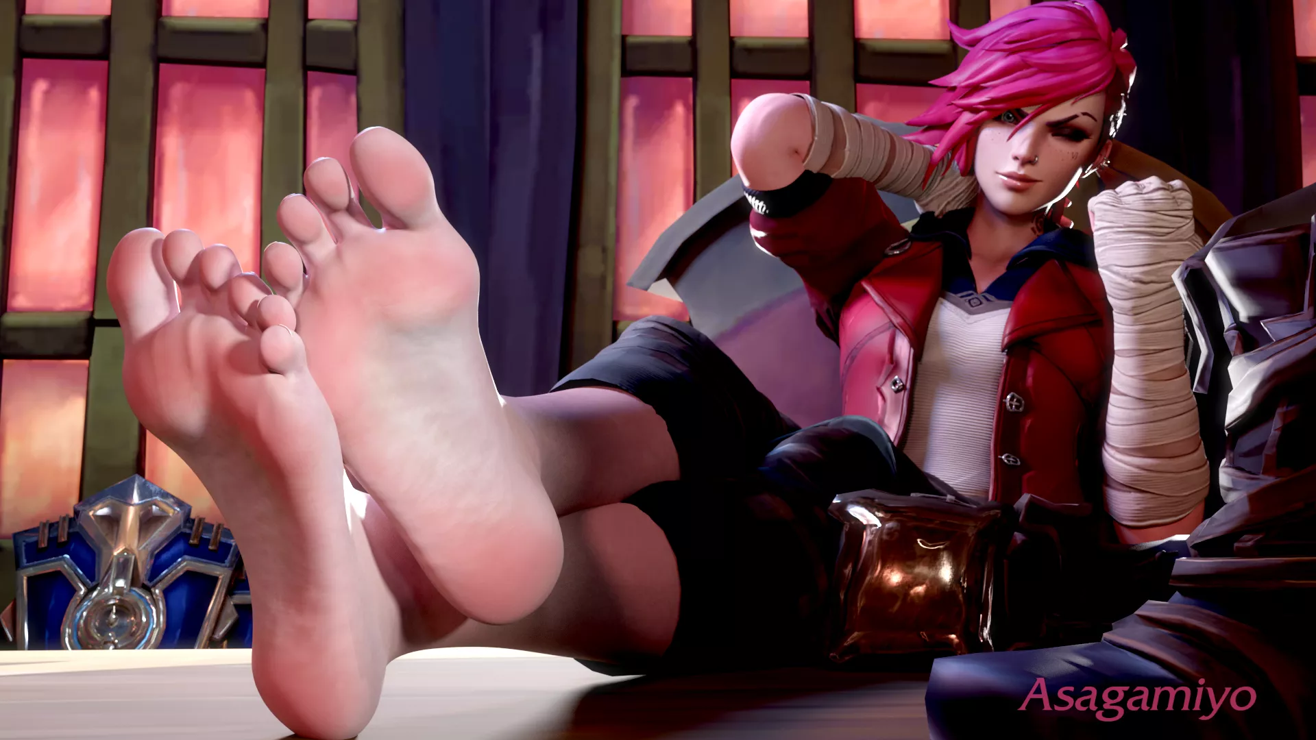 Vi's Piltover Enforcer Feet (Asagamiyo) [League of Legends]