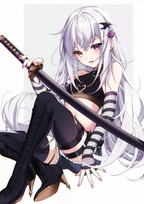 Vtuber boi with a big sword