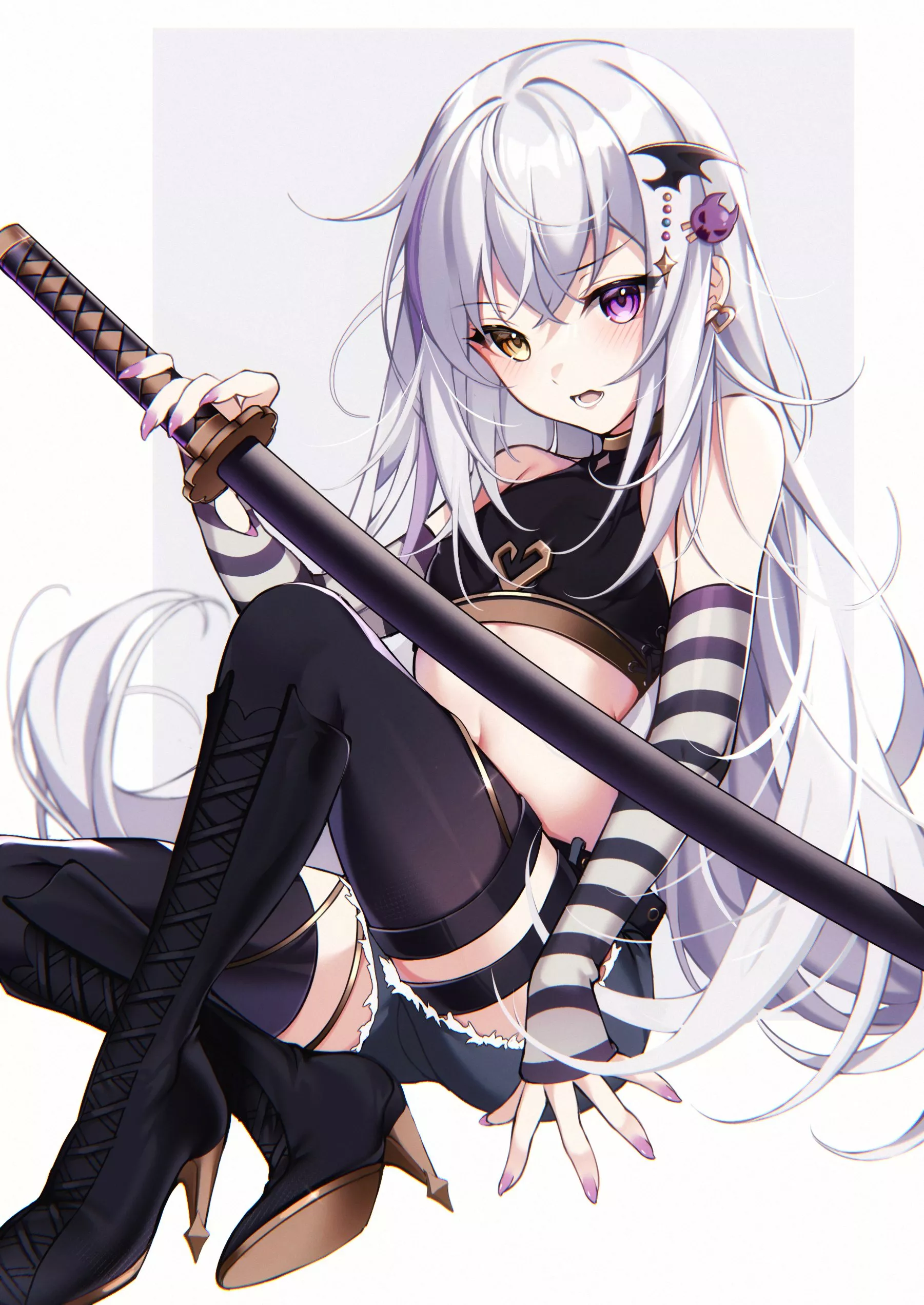 Vtuber boi with a big sword