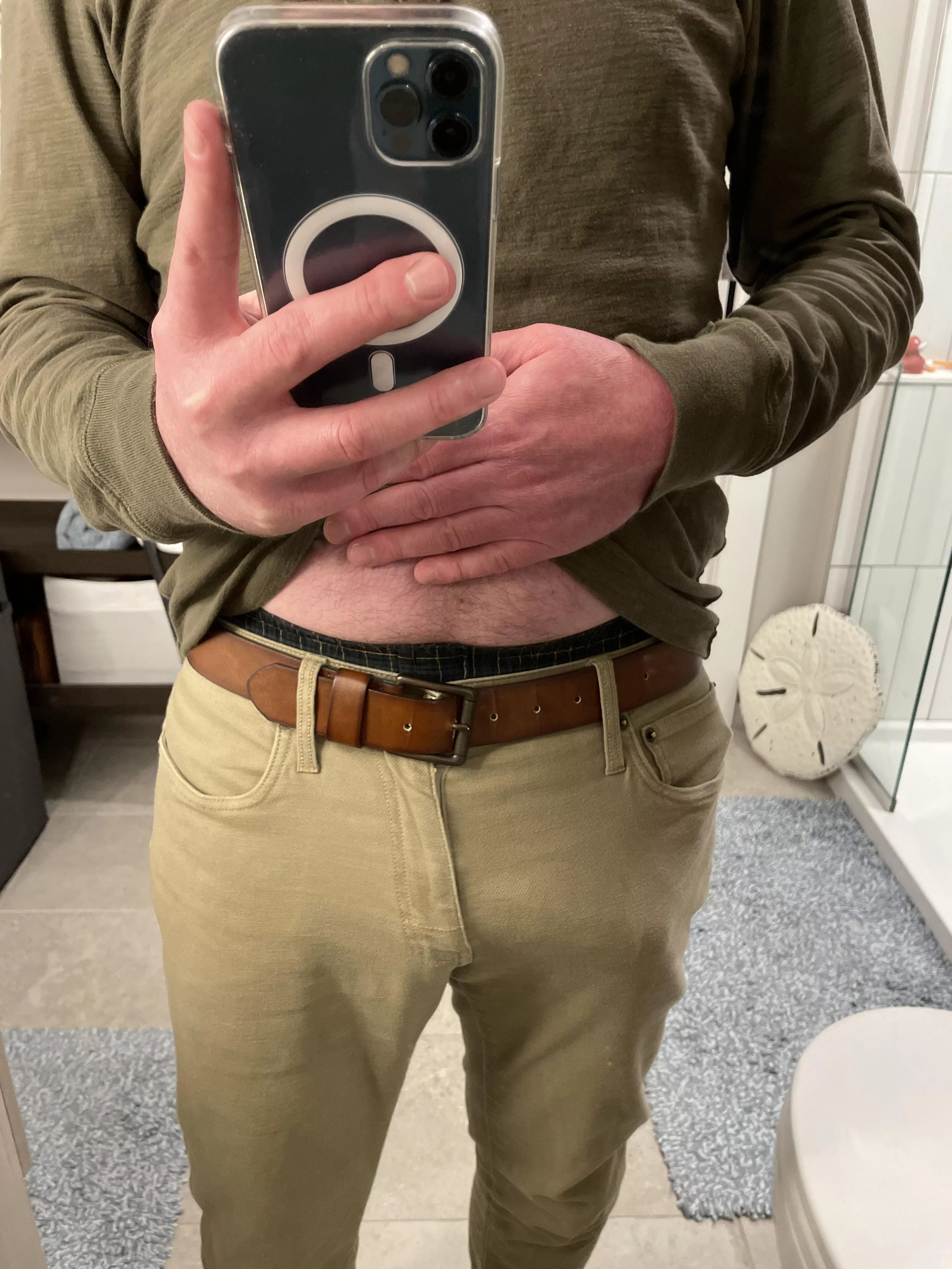 Waistband and a little more.