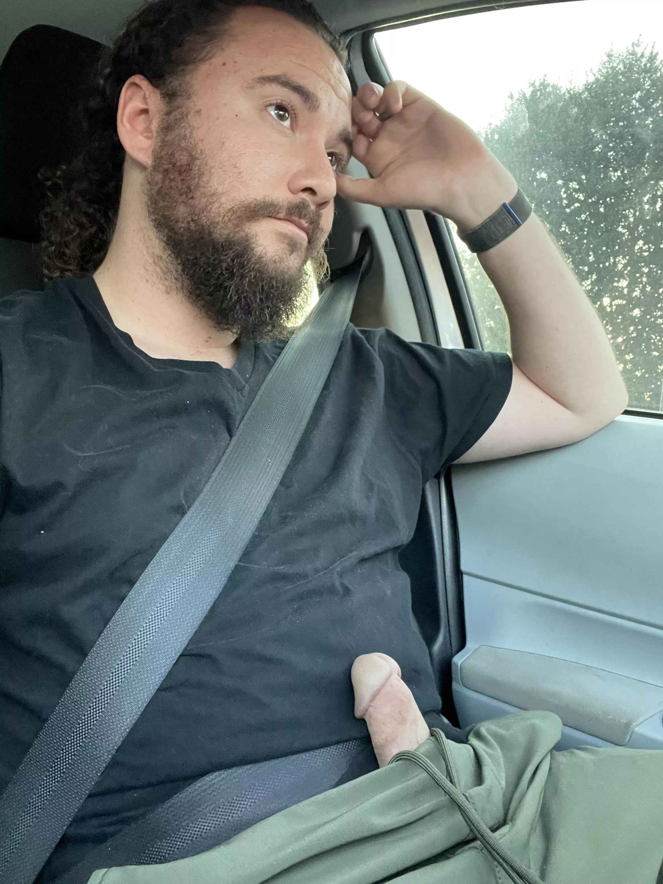 Waiting at the stoplight