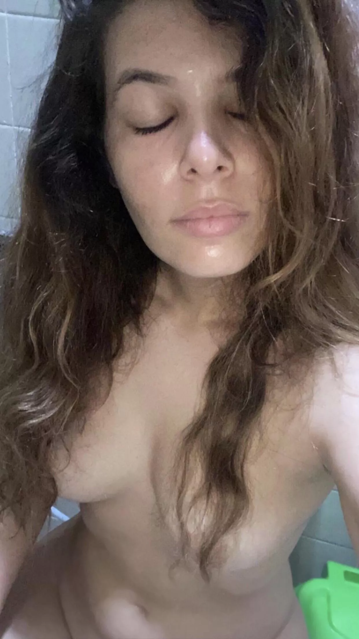 Waiting for a shower to open at the gym Waiting for a shower to open at the gym