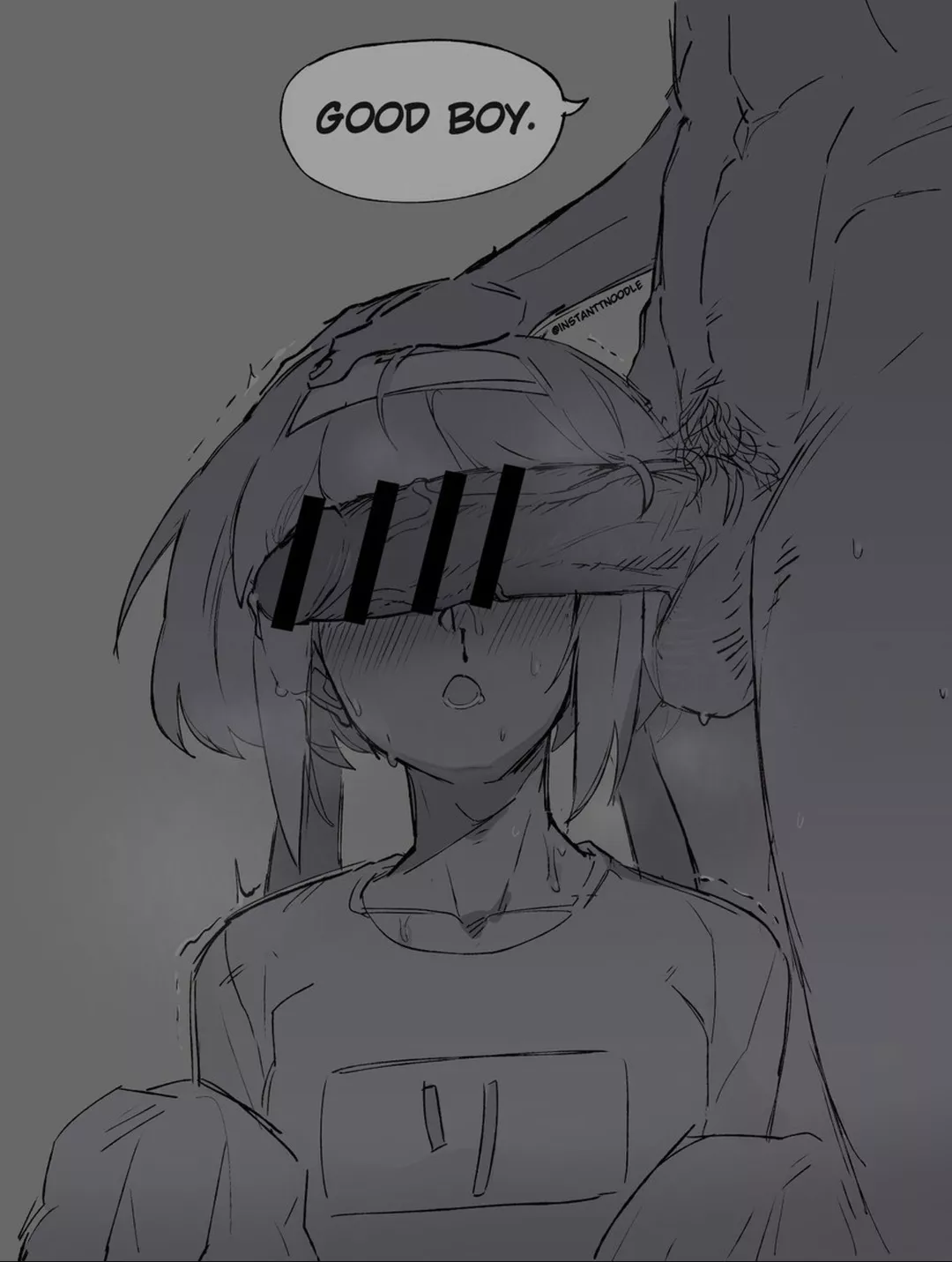 waiting for his treat