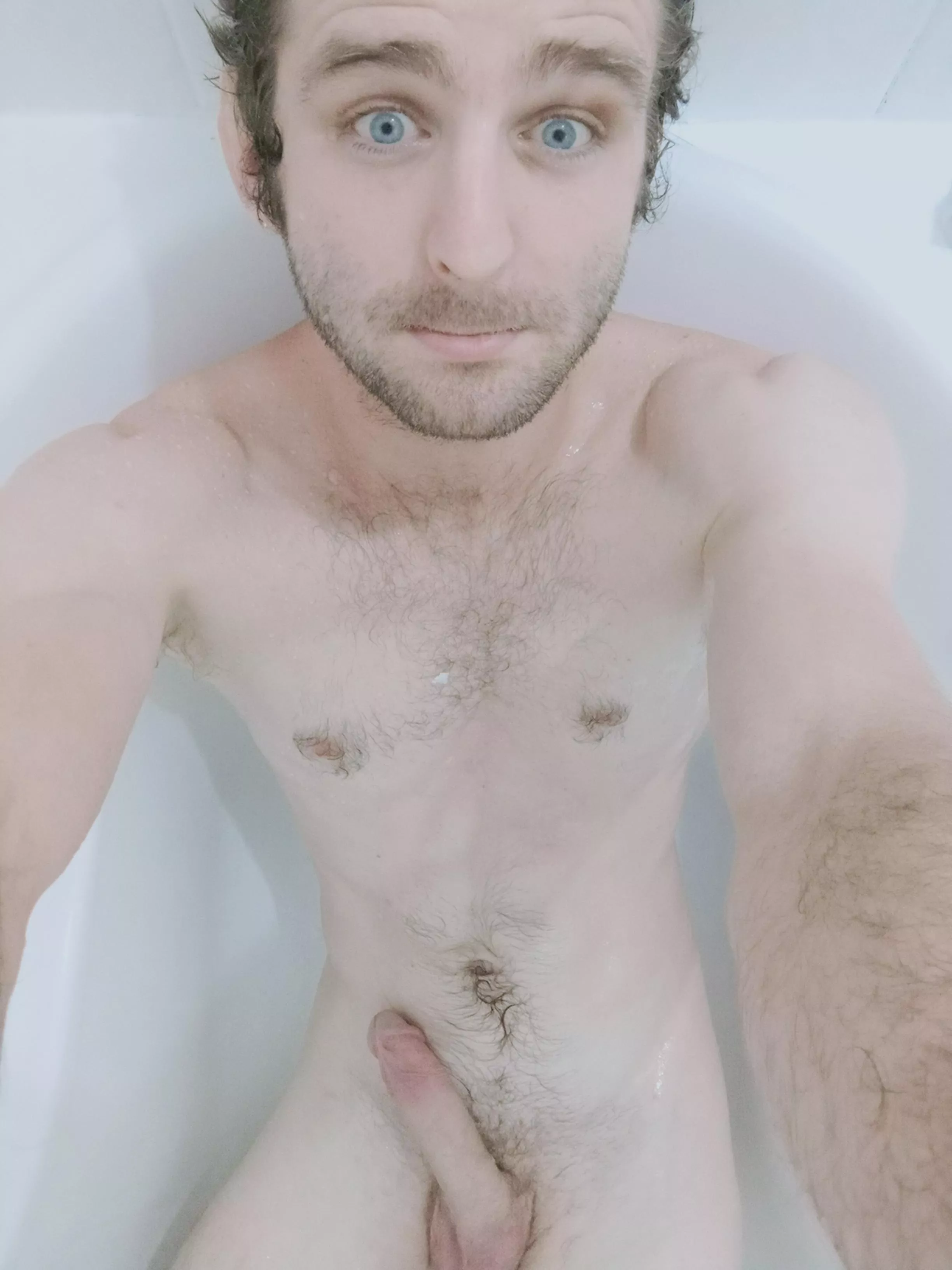 waiting for the bath