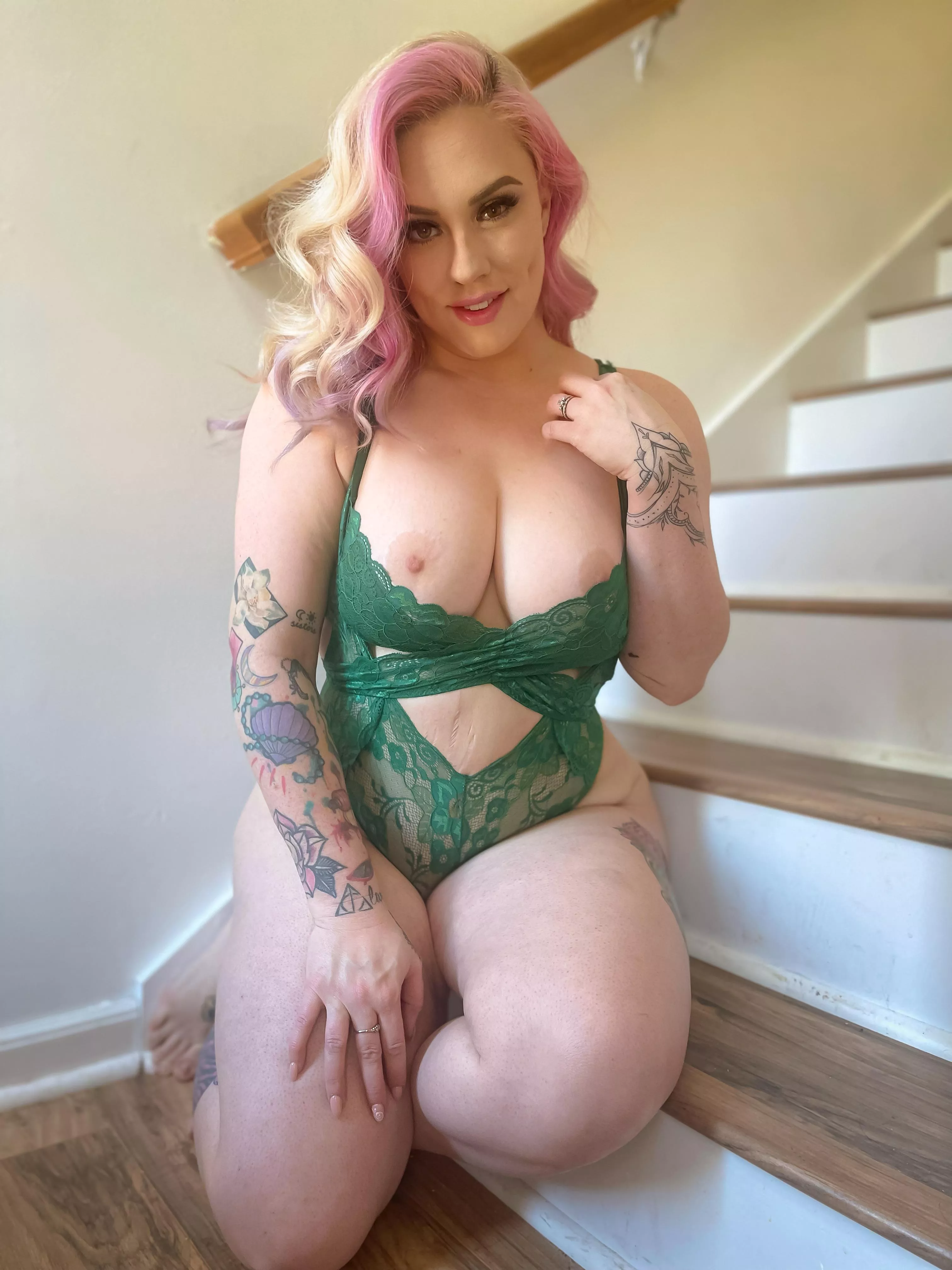 Waiting for the mail man to cum inside