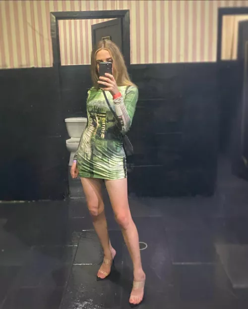 Waiting for you to come in the stall with me