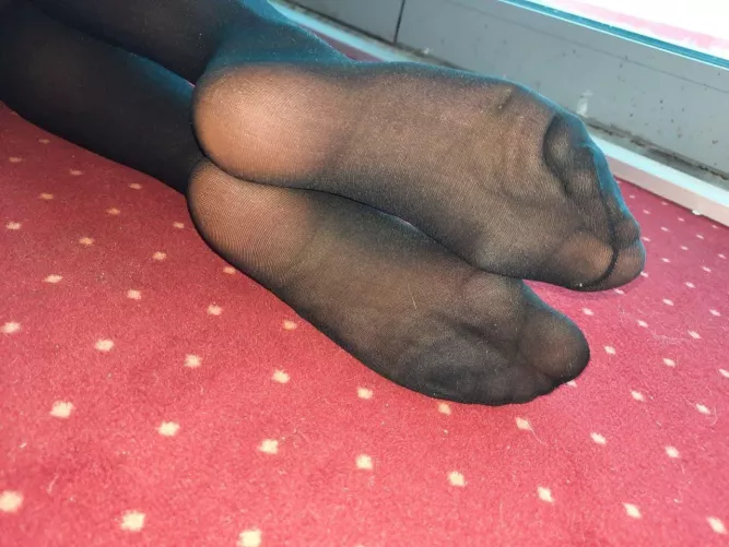 Waiting for you to rub my feet
