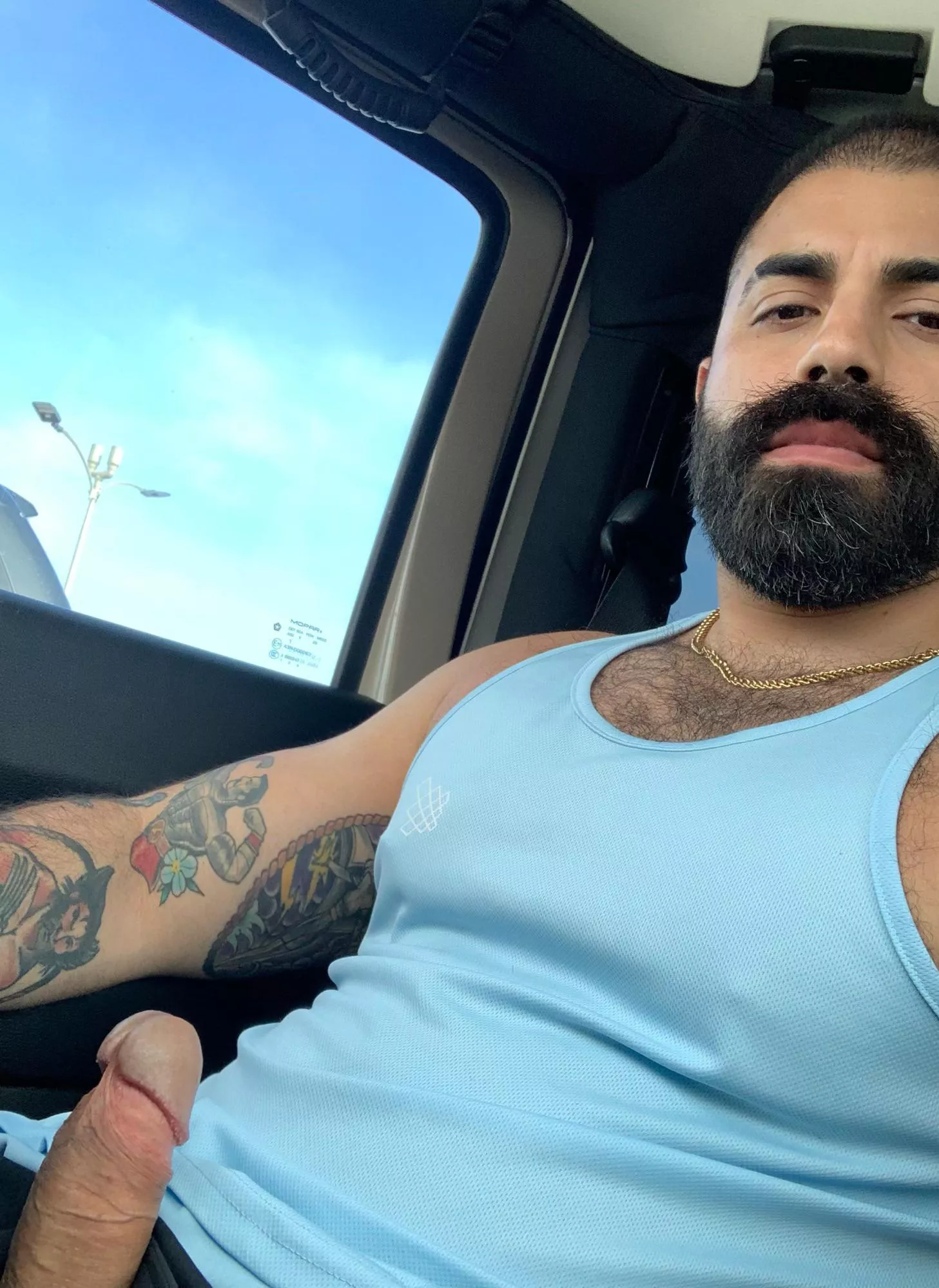 Waiting in the parking lot for my curbside order