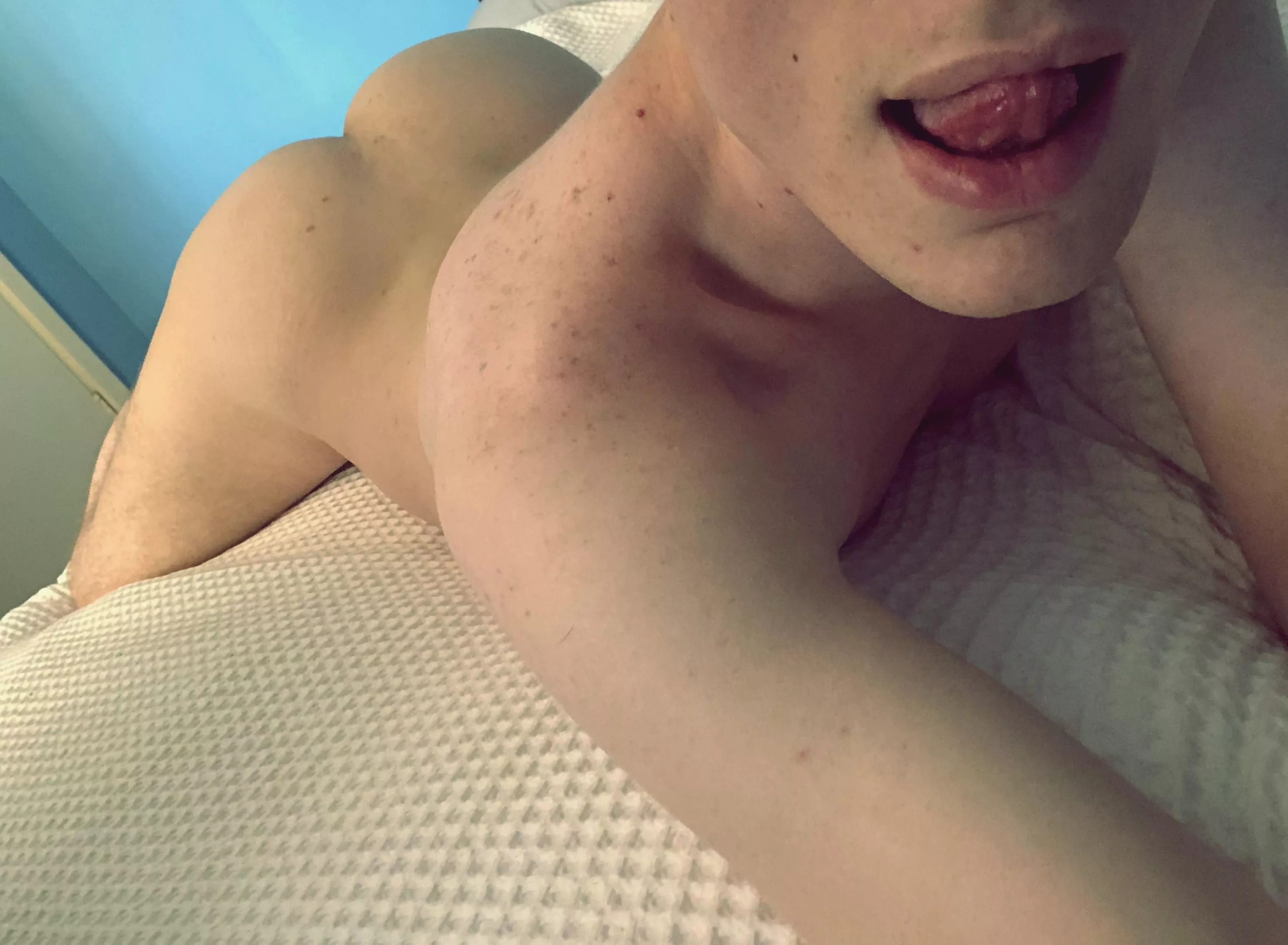 Waiting on the dick like