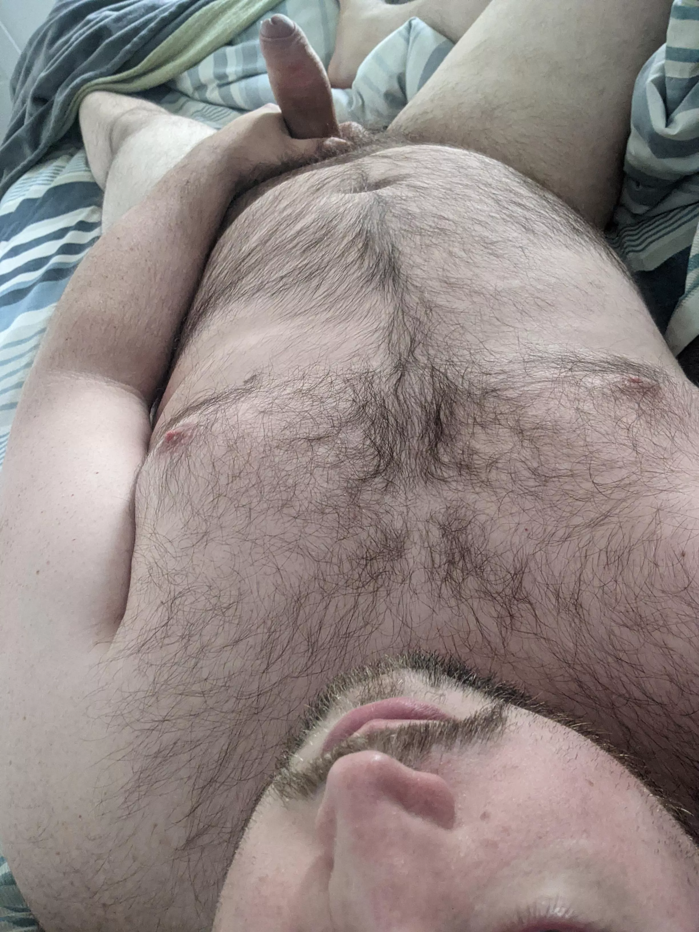 Waking up sick, but rock hard