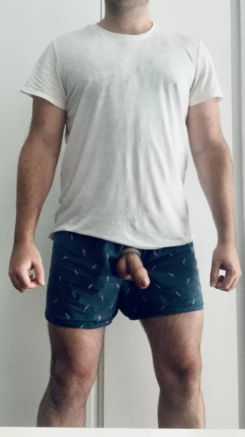 Walking around the house with my ring under my clothes (31)