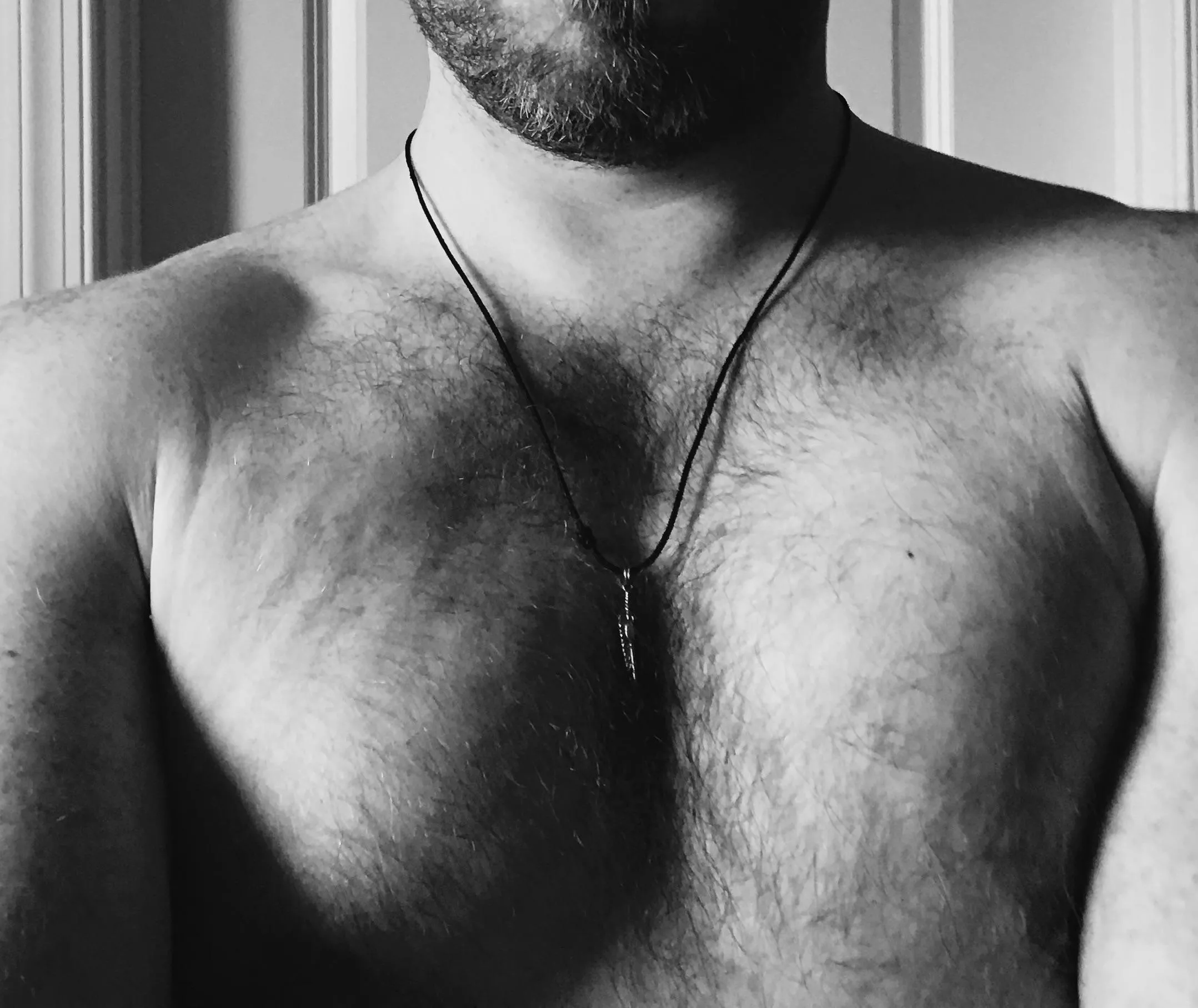 Wanna feel these hairy tits?