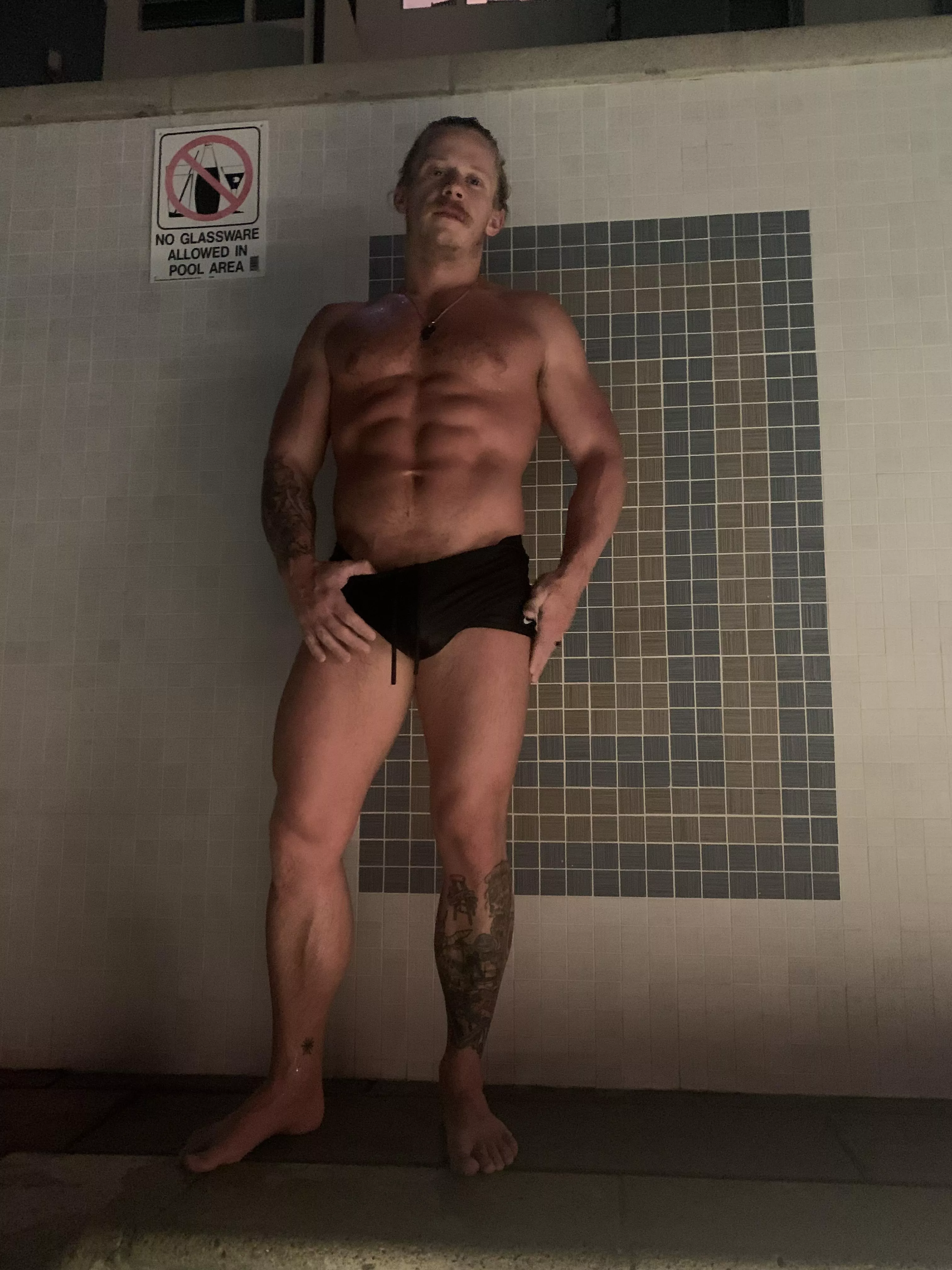 wanna get in the hot tub with me?